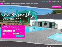 Tablet Screenshot of de.camping-kernest.com