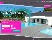 Tablet Screenshot of en.camping-kernest.com